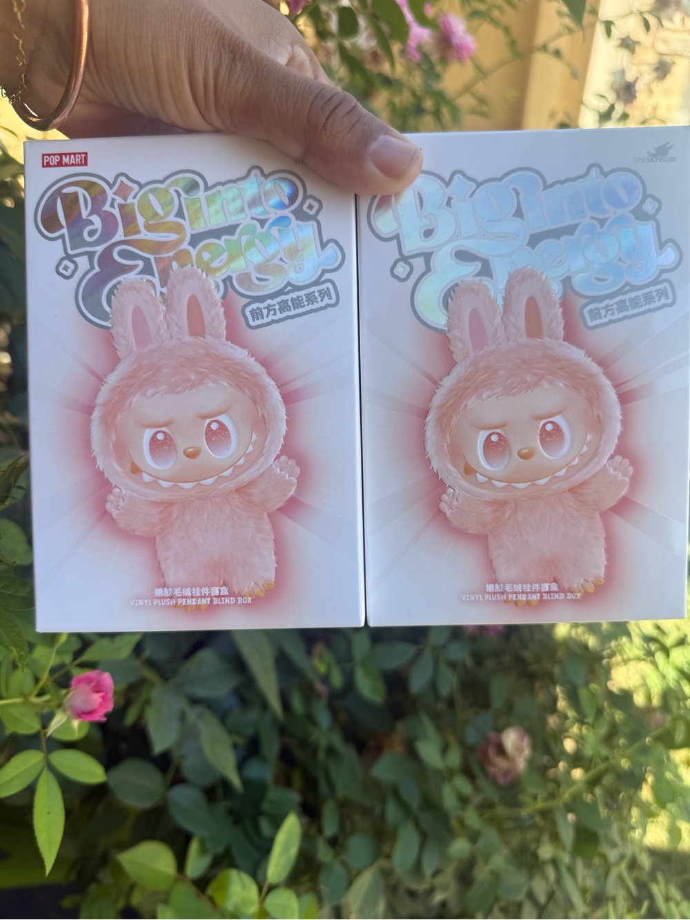 Labubu Pop‎ Mart Big Into Energy Vinyl Plush " Serenity and Loyalty BUNDLE